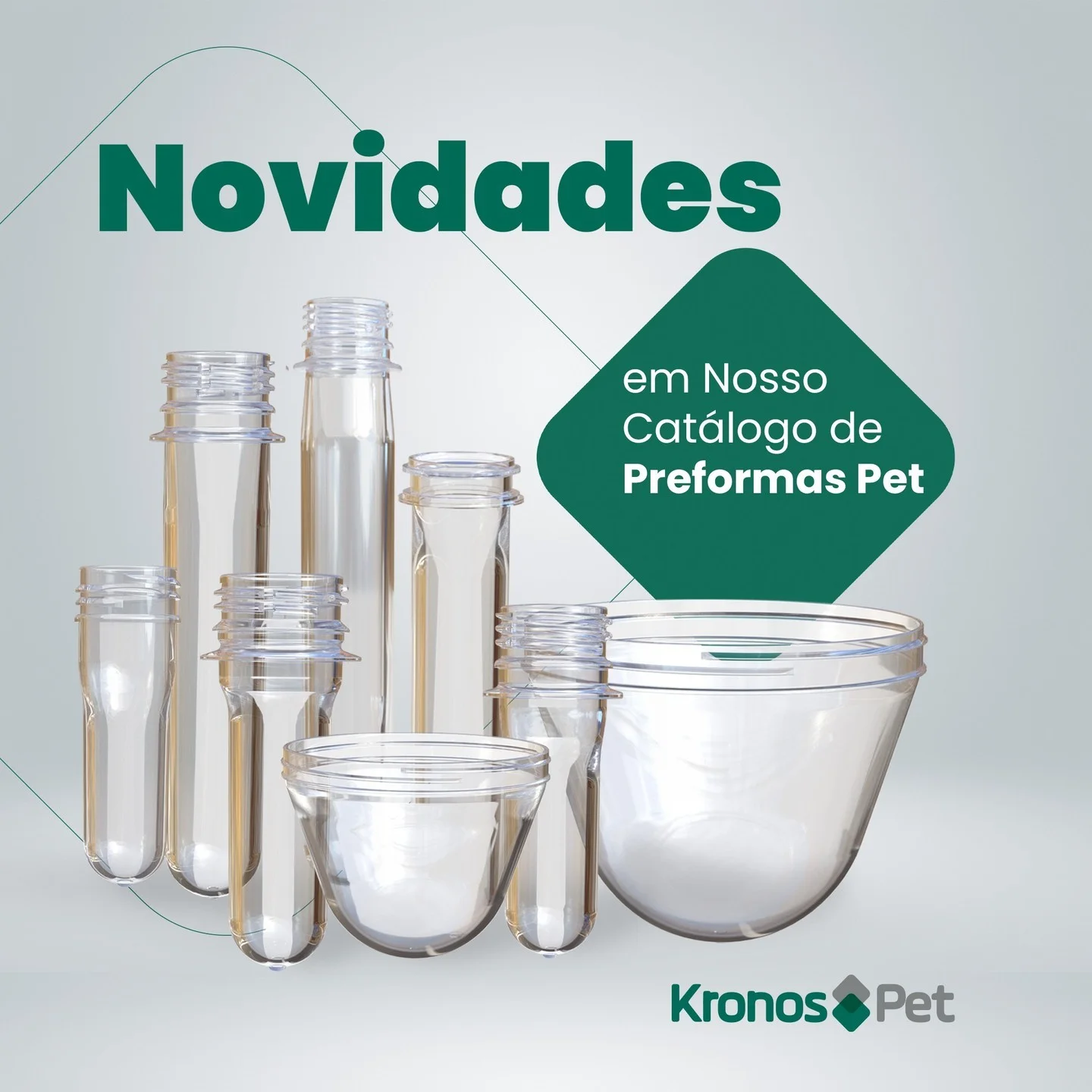 Novidades em nosso catálogo de pré-formas PET